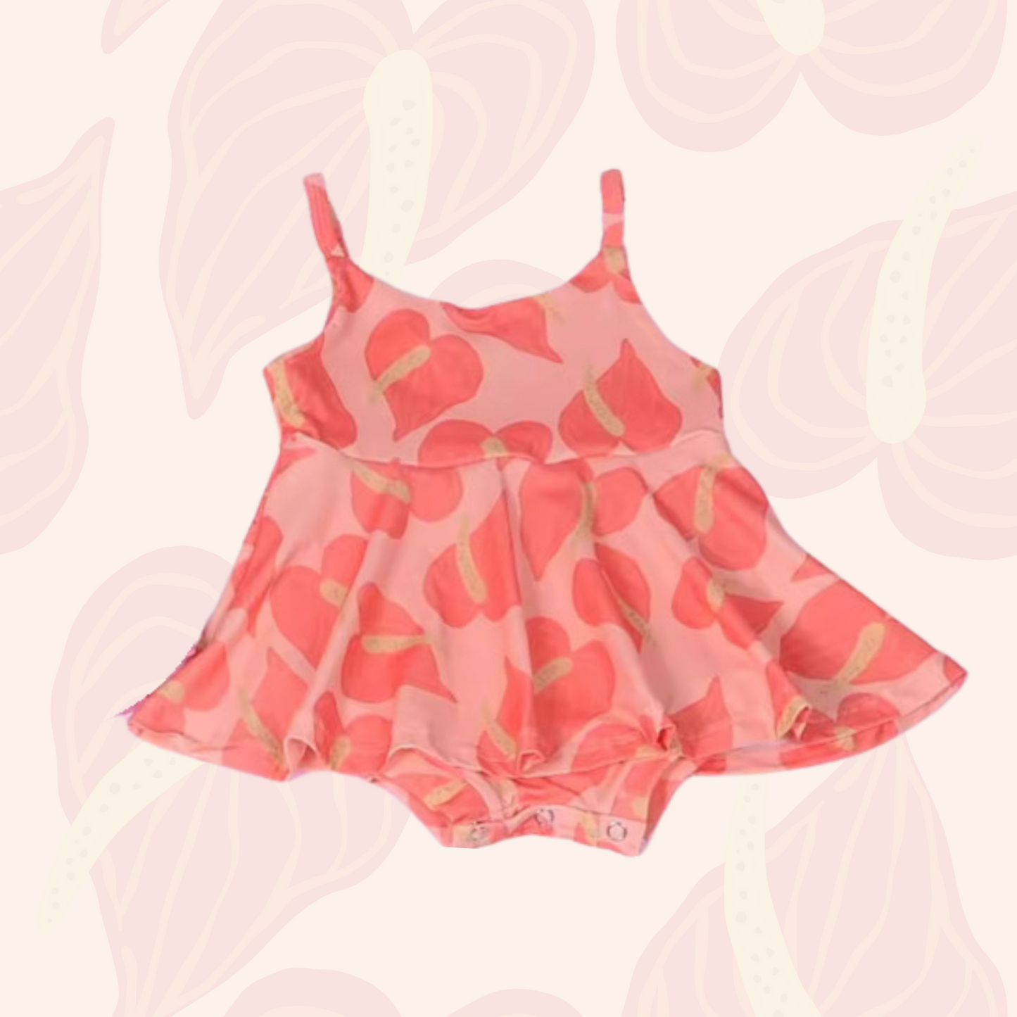 Anthurium Twirl Romper