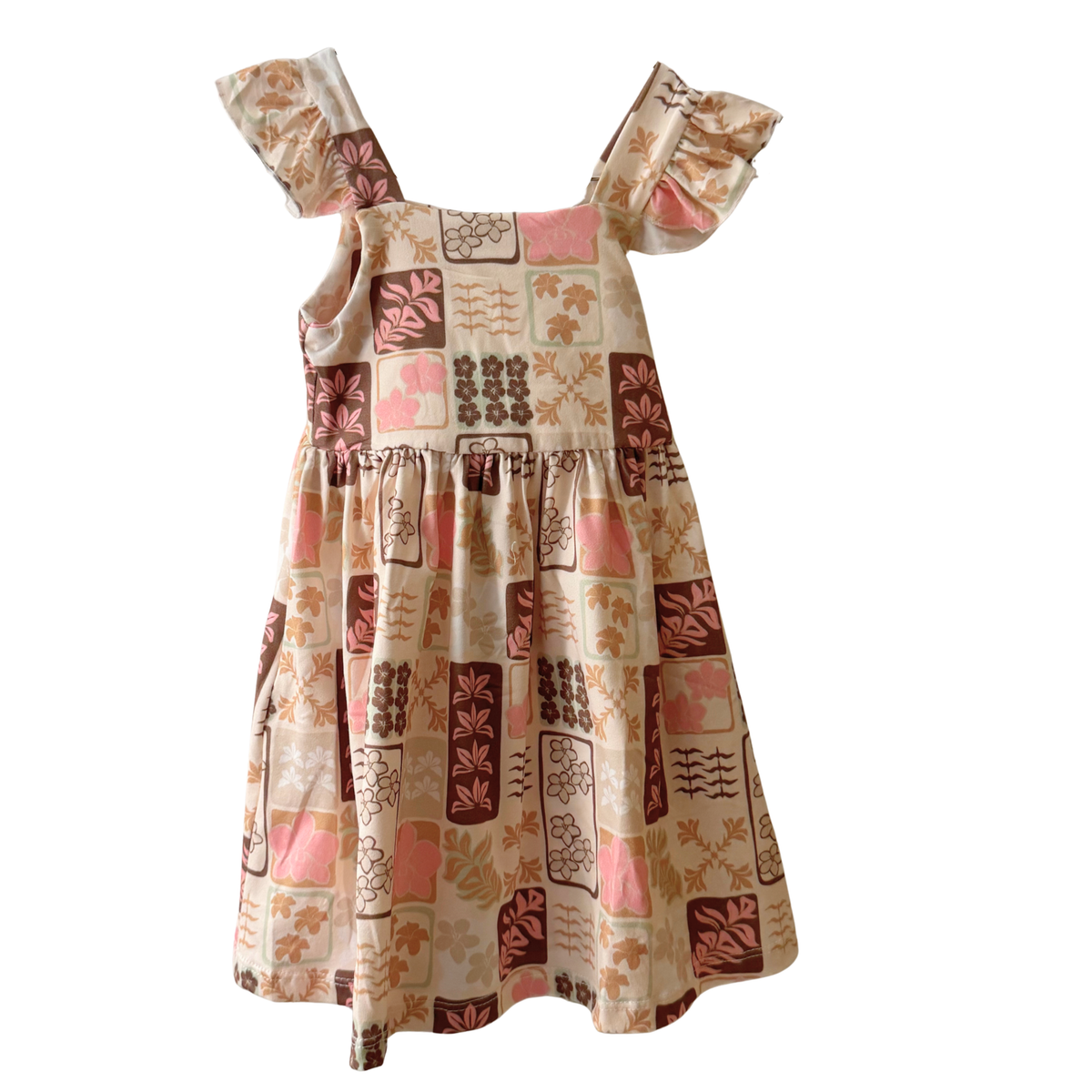Pua Malia Flutter Sleeve Dress