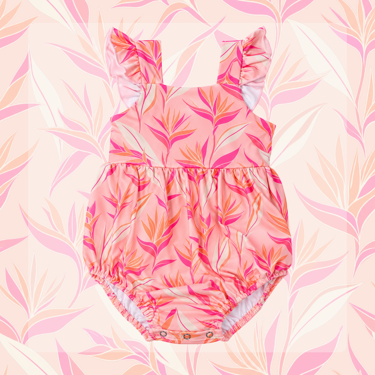 (Pre Order 1-2 weeks) Bird of Paradise Bubble Romper
