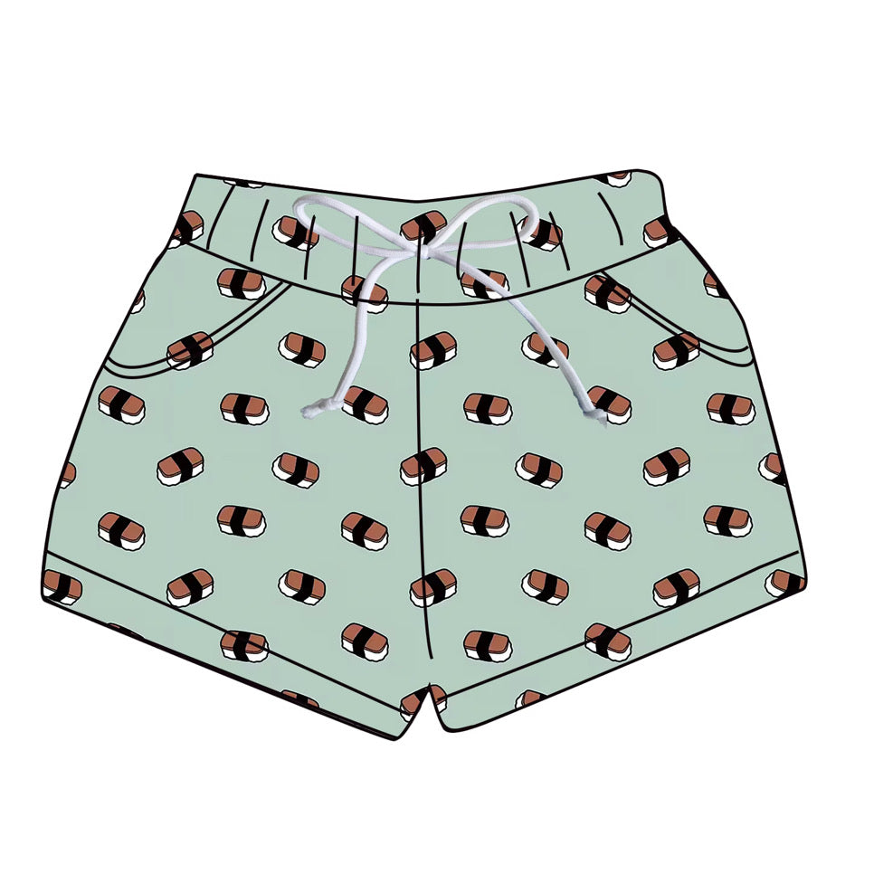 Sage Musubi Swim Trunks