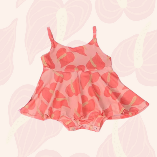 Anthurium Twirl Romper