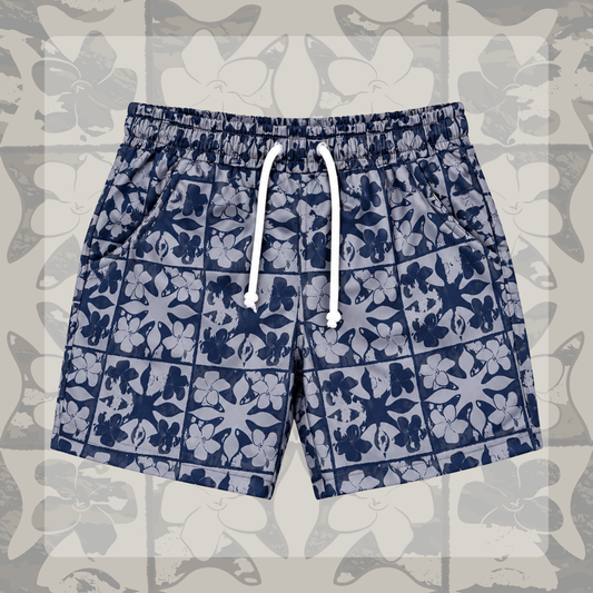 (Pre Order 1-2 weeks) Camo Puakenikeni Boys Swim trunks
