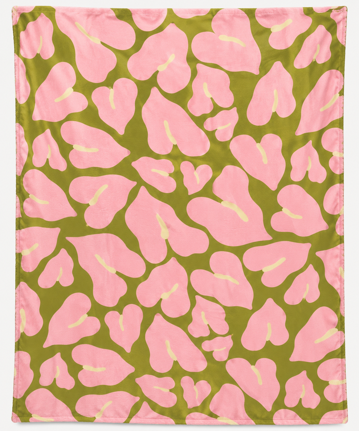 Wasabi Anthurium Keiki Blanket 50x40”