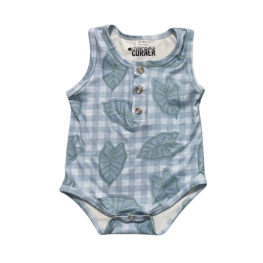 Sky Blue Kalo Tank Onesie