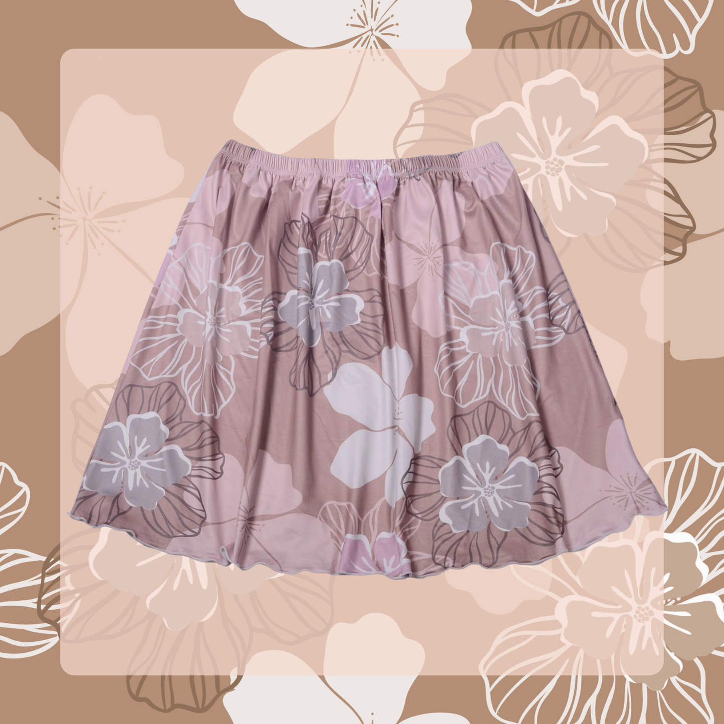 Neutral Hibiscus WOMENS Malie Tube Top