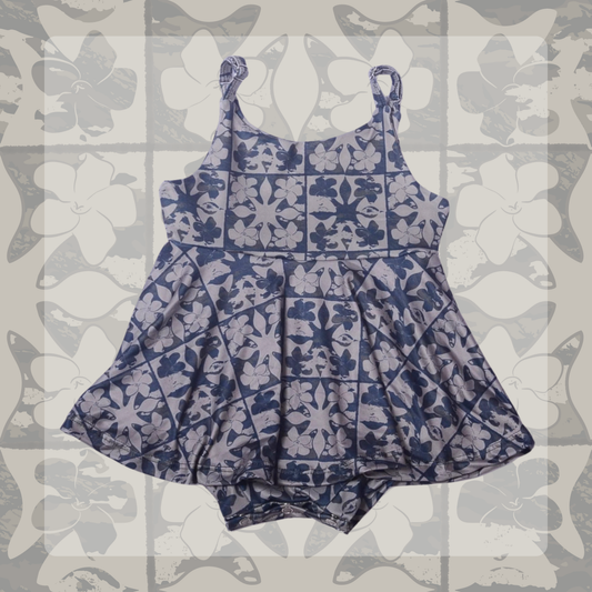 (Pre Order 1-2 weeks) Camo Puakenikeni Twirl Romper