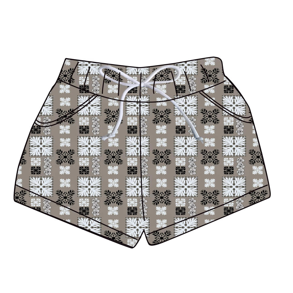 PRE ORDER 'Ele'ele Quilt Swim Trunks