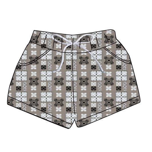 PRE ORDER 'Ele'ele Quilt Swim Trunks
