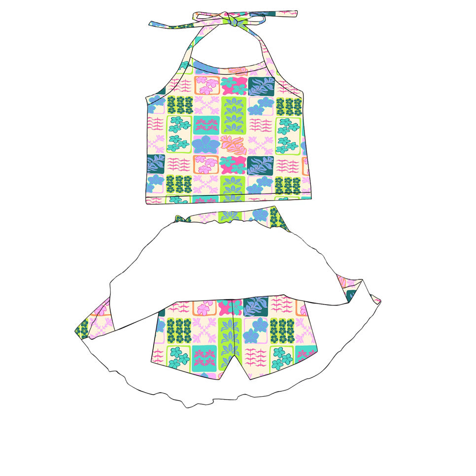 PRE ORDER Neon Pua Malia Skort Set