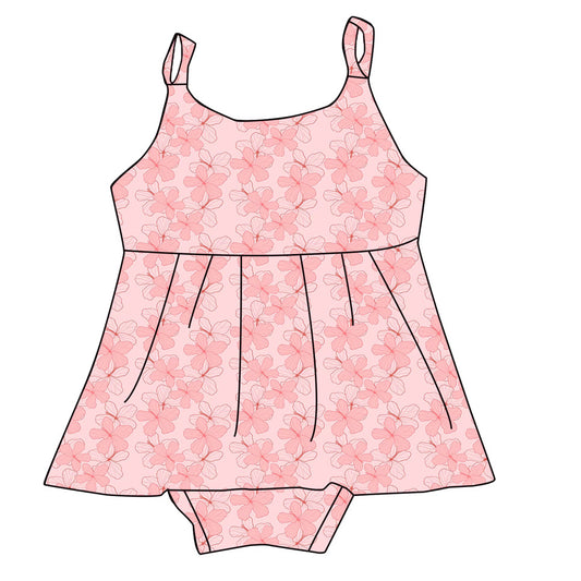 PRE ORDER Candy Hibiscus Twirl Romper
