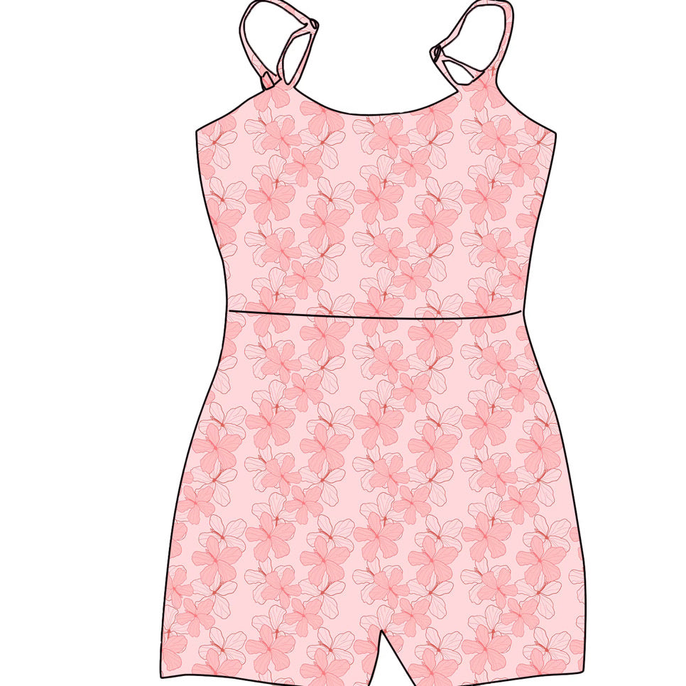Candy Hibiscus Play Jumpsuit