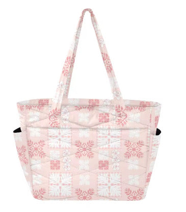 Pink Quilt Mama Tote